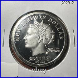 Rare 2013 NORFED 1 OZ Proof Liberty Silver $50 Dollars BU UNC Condition
