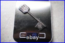 Rare Collectible Prince Charles Key Solid Silver Hallmarked 108 grams 3.78oz