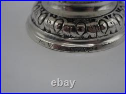 Rare Engraved Tulip Cup In Solid Silver Original France Period 18th Paris