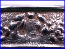 Rare Hexagonal Timbus In Solid Silver Netherlands Dutch Silver Period 19th