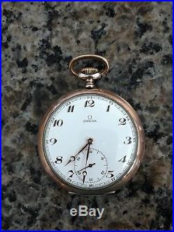 Rare Omega Pocket Watch. Silver Solid. Serviced runs exceptional