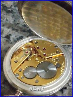 Rare Omega Pocket Watch. Silver Solid. Serviced runs exceptional