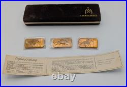 Rare Secretariat Triple Crown Winner Solid Bronze Ingot Set Silver Creations Ltd