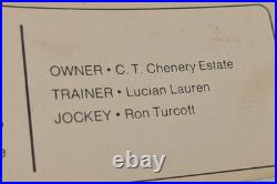 Rare Secretariat Triple Crown Winner Solid Bronze Ingot Set Silver Creations Ltd
