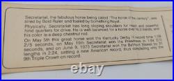 Rare Secretariat Triple Crown Winner Solid Bronze Ingot Set Silver Creations Ltd