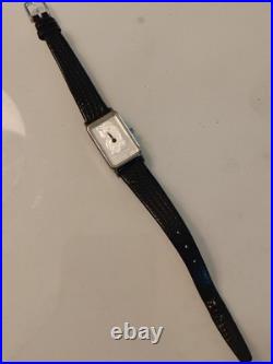 Rare Sutton 1/10 ounce 999 Silver Watch Black Band Quartz Japan Movement 25/5013