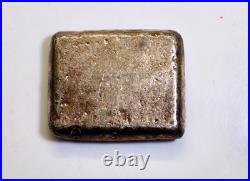 Rare Vintage KELLER 2 Oz. 999 Silver Bar Toned Old Poured Square Loaf Ingot