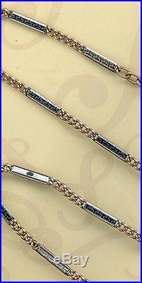 Rare Vintage Solid Silver Niello And Vermeil Gold Pocket Watch Chain Seal 800