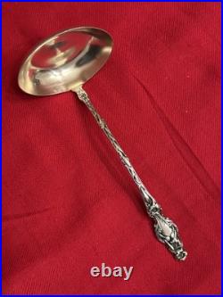 Rare Whiting Lily Sterling Bullion Ladle 1902 Old Mark Pat. Date
