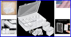 Rectangular 1 oz Capsule Storage Container 100 Count