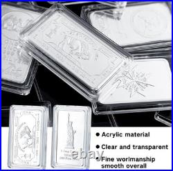 Rectangular 1 oz Capsule Storage Container 100 Count