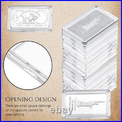 Rectangular 1 oz Capsule Storage Container 100 Count