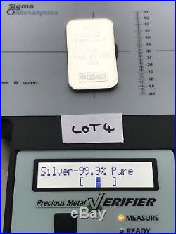 Republic Metal Corporation Rmc 1 Oz X 10.999 Solid Silver Bars Lot 4