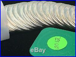 Roll Of (20) 2012 American Silver Eagles Original Solid Date Roll
