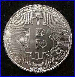 Roll Of 20 2021 Bitcoin 1 OZ. 999 Fine Solid Silver Round Commemorative AOCS