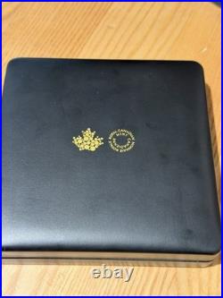 Royal Canadian Mint Commemartive Solid Silver With Gold Leaf 100/900