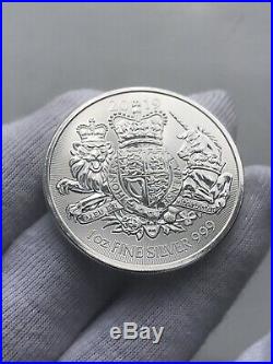 Royal Mint Coat Of Arms 1oz 999 Solid Silver Bullion Coins X 10 Lot A