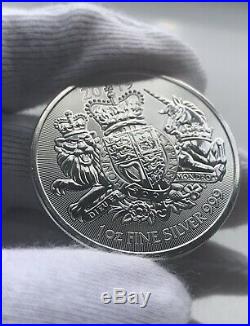 Royal Mint Coat Of Arms 1oz 999 Solid Silver Bullion Coins X 10 Lot B