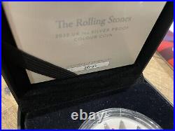 Royal Mint Rolling Stones 1oz/ One Ounce 2022.999 Solid Silver Proof Coin