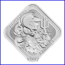 Royal UK Mint Silver Britannia and Liberty Silver COIN 1oz Square