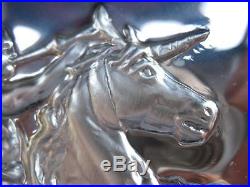 Salvador Dali 1971 Unicorn Dyonisiaque Solid Sterling Silver 8 + Troy Oz Plate