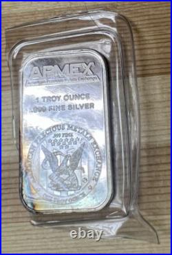 SEALED? APMEX American Eagle UNC 1oz Troy. 999 Fine Solid Silver Bullion Bar