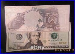 SOLID. 999 SILVER MILLION DOLLAR BILL BAR 2000 Series GIFT CHRISTMAS 4 OZ WOW