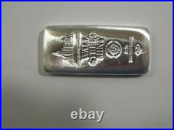 Scottsdale Wall Street 10 Troy Oz. Solid Silver Bar 999 Fine Cast Silver Bullion