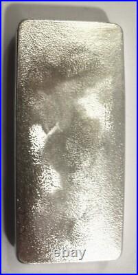 Scottsdale Wall Street 10 Troy Oz. Solid Silver Bar 999 Fine Cast Silver Bullion