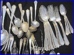 Scrap Sterling Silver Flatware 83.7 ounces None Weighted. Solid Sterling