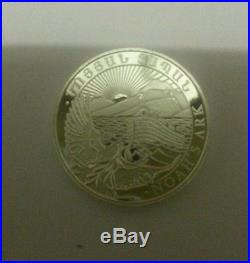Sealed tube of Noah's Ark 1/4 Oz ounce solid silver 999 fine bullion coins