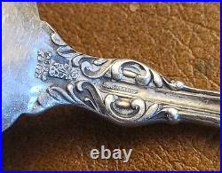 Set Of 12 Whiting Lily Sterling Silver Rare Bullion Spoons