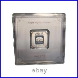 Set of 4 Geiger 20, 10, 5, 1 Gram Silver Square Bar. 999 Fine Sealed In Assay