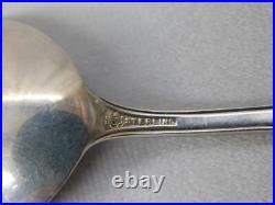 Set x 6 Chippendale Lincoln Pattern Sterling Silver Soup Spoons Frank Smith
