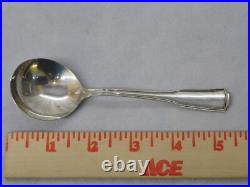Set x 6 Chippendale Lincoln Pattern Sterling Silver Soup Spoons Frank Smith