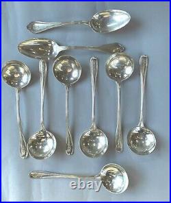 Seven Sterling Silver Bullion Spoons