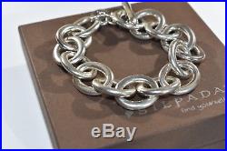 Silpada RARE Solid Sterling Silver Link Gorgeous Bracelet B2187 NEW