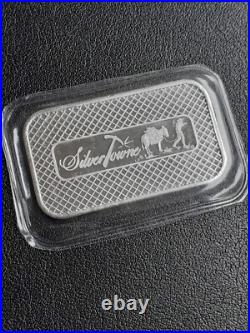 SilverTowne Prospector 1 Troy Ounce. 999 Fine Pure Solid Silver Bar