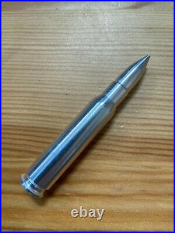 Silver Bullet 2 oz. 999 Solid Silver Bullion. 308 (7.62 NATO) UK Seller