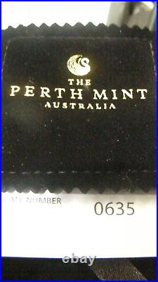 Silver Coins Australian Perth Mint 1oz Solid Silver Proof High Releif $1 Slabbed