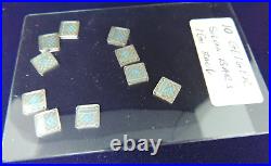 Silver Geiger Edelmetalle Square Bars, 10 1g each(41498-Bars-OL)