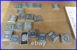 Silver Geiger Edelmetalle Square Bars, 20 1g each(42685-Bars-MSS)