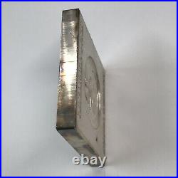 Silver Metals International 10 oz square silver bar vintage, hard to find