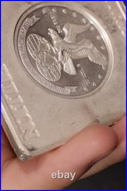 Silver Metals International Certified Pure 5 Troy oz 999 Silver Square Flat Bar