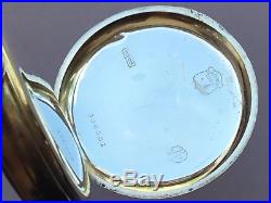 Solid 0.900 Silver ULYSSE NARDIN LOCLE & GENEVE HF Pocket Watch Ca 1900 Working