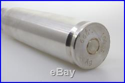 Solid 100 Troy Oz Pure. 999Ag Solid Silver 30mm Cannon Bullet Bullion Bar