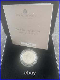 Solid 2026 Silver Sovereign With Paper Work
