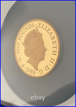 Solid 24ct gold 5oz Royal mint Britania coin FP70 2015 Solid 24ct gold 5oz Royal mint Britania coin FP70 2015