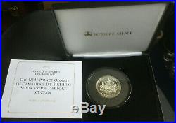 Solid 925 Sterling Silver 1st Birthday £5 Piedfort Coin LTD to 95 ONLY & Box COA