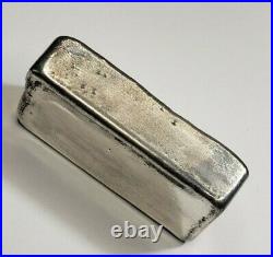 Solid. 925 Sterling Silver Custom Hand Poured Bar 162 Grams